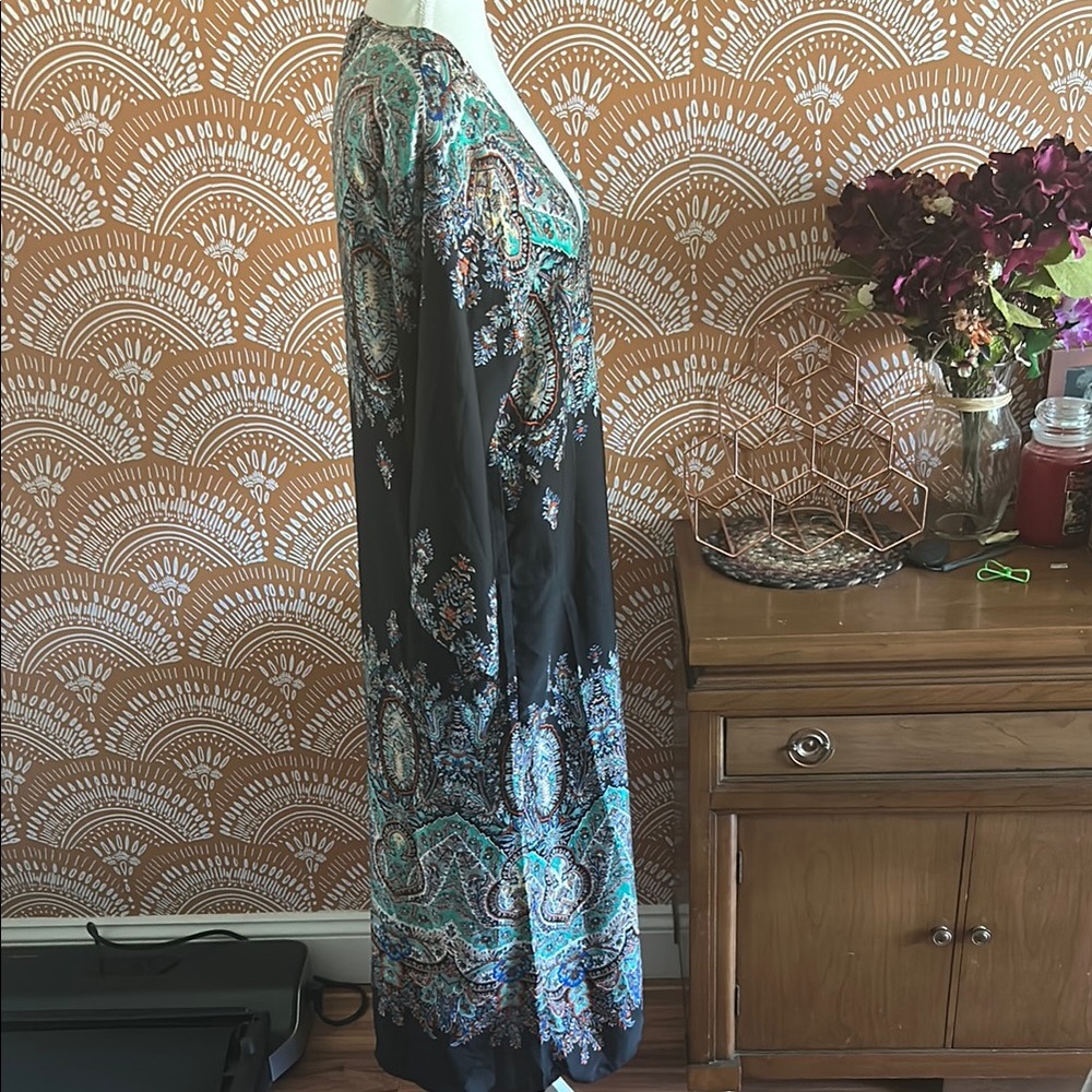 Chelsea & Violet Multicolor Patterned Kimono - Picture 4 of 7